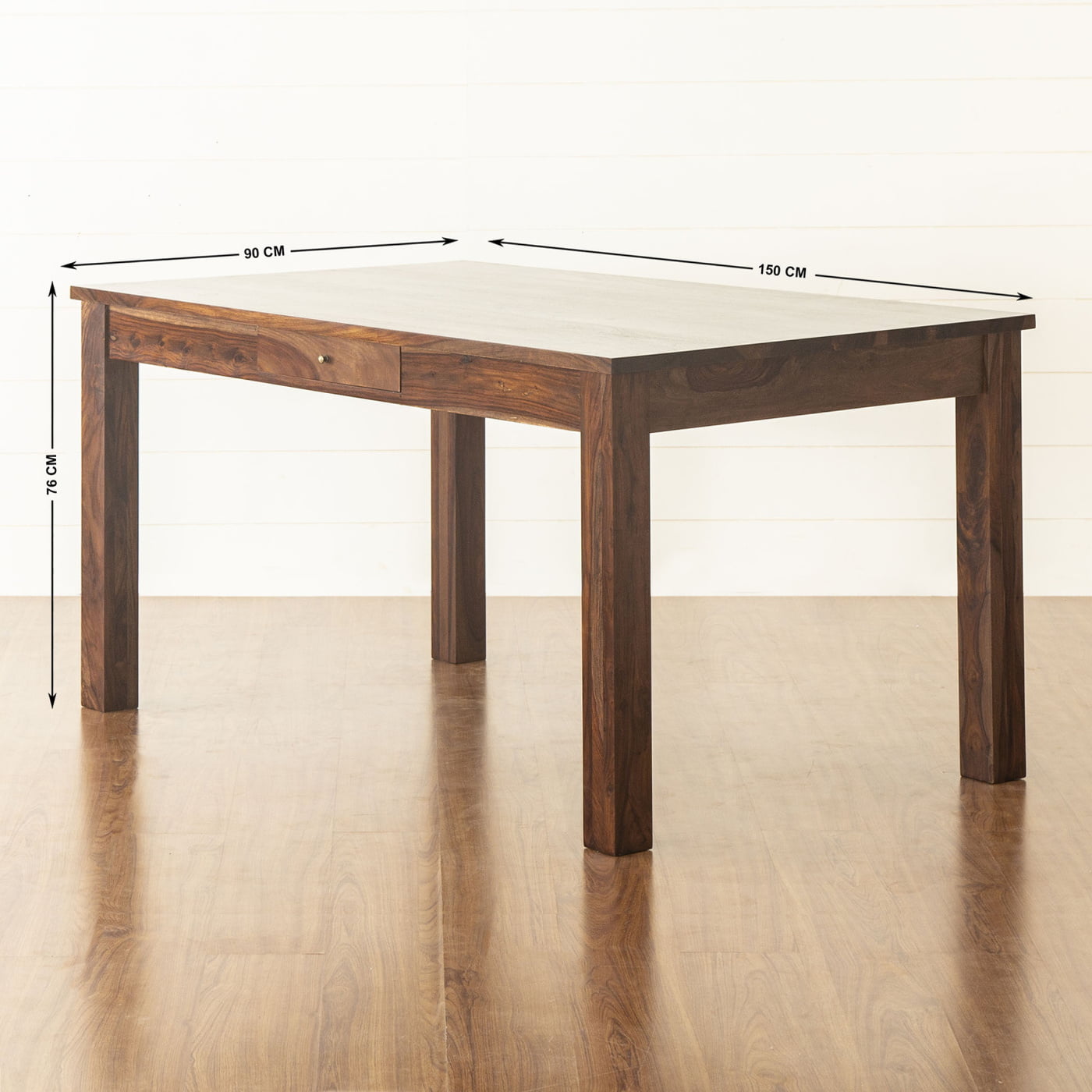 Solid Sheesham Wood Six Seater Dining Set with Cushioned Bench Solid Sheesham Wood Six Seater Dining Set with Cushioned Bench