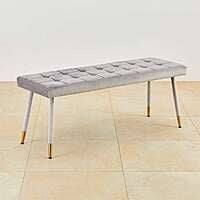Tufted Febric Bench Tufted Febric Bench