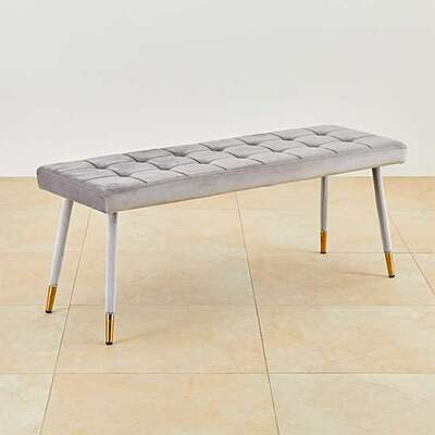 Tufted Febric Bench