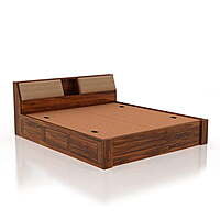 Vikinterio Samode King Size Cushioned Bed Vikinterio Samode King Size Cushioned Bed