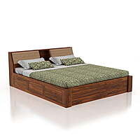 Vikinterio Samode King Size Cushioned Bed