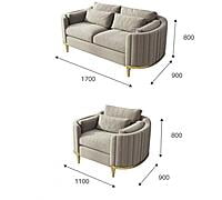 Vikinterio Leh Sofa Set