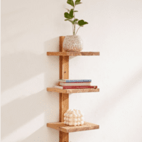 Woodenlia Column Wood Wall Shelf Woodenlia Column Wood Wall Shelf