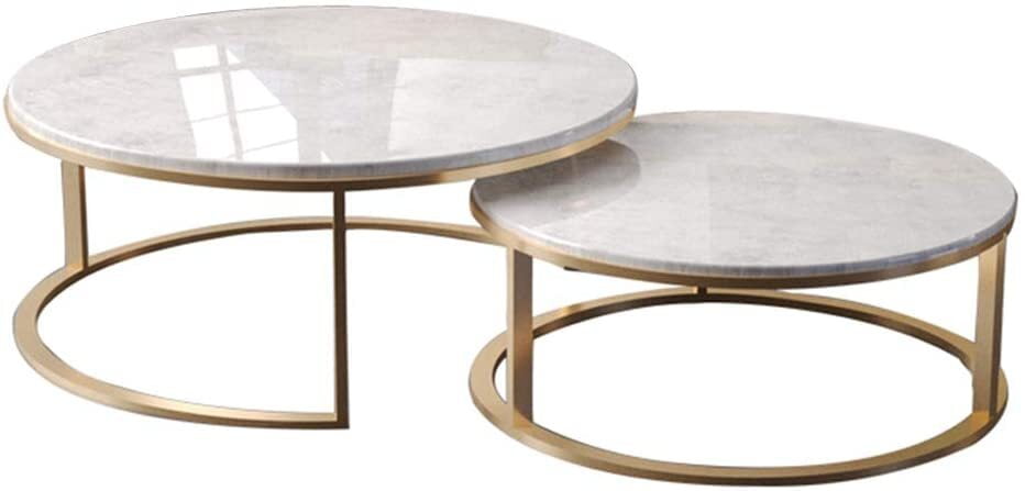 Small Apartment Modern Creative Tea (Coffee) Table, Gold Finish