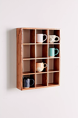 Lia Alice Wood Mug Shelf
