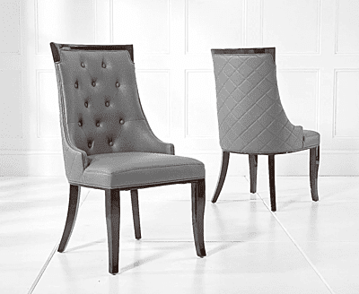 Milan Upholstery Chair Gray
