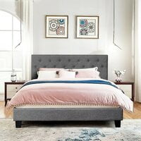 Vikinterio Dolphin Upholstered Bed Vikinterio Dolphin Upholstered Bed