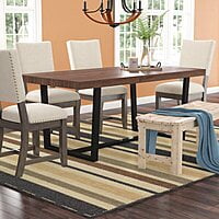 Sheesham Wood Dining Table 6 Seater | Wooden Dinning Room Furniture | 4 Chair & 2 Seater Bench (6 Seater Dining Room Set, 6 Seater Dining Room Set