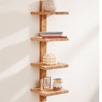 Woodenlia Column Wood Wall Shelf Woodenlia Column Wood Wall Shelf