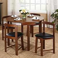 Vikinterio Space Saving Round Shape 4 seater dining table se Vikinterio Space Saving Round Shape 4 seater dining table se