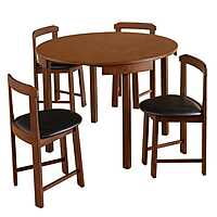 Vikinterio Space Saving Round Shape 4 seater dining table se