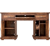 Solid Wood Study Table in Provisional Teak Finish