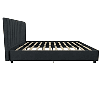 Gulmarg Tufted Upholstered Platform Bed