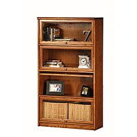 Woodenlia Barrister Solid Wood Bookcase Woodenlia Barrister Solid Wood Bookcase