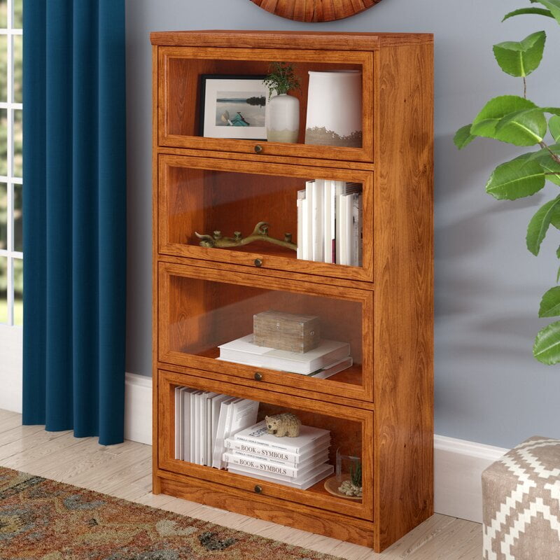 Woodenlia Barrister Solid Wood  Bookcase