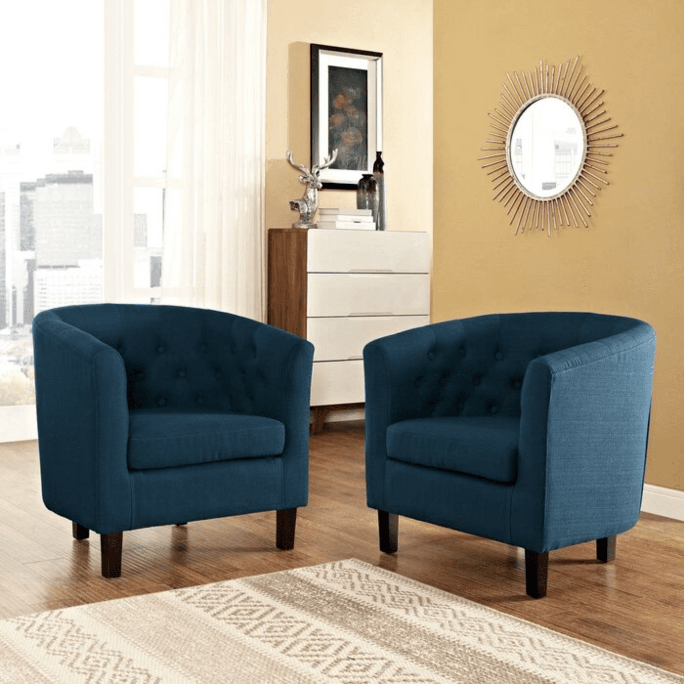 Woodenlia Zialia  Armchair (Set of 2)