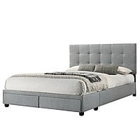 Vikinterio Upholstered Storage Bed