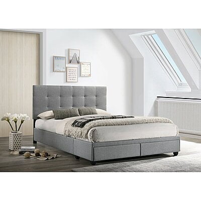 Vikinterio Upholstered Storage Bed