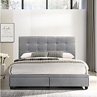 Vikinterio Upholstered Storage Bed