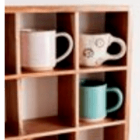 Lia Alice Wood Mug Shelf Lia Alice Wood Mug Shelf