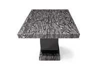 Vikinterio Modern U Shape Six Seater Marble Dining Table Set Vikinterio Modern U Shape Six Seater Marble Dining Table Set