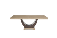 Vikinterio Modern U Shape Six Seater Marble Dining Table Set Vikinterio Modern U Shape Six Seater Marble Dining Table Set