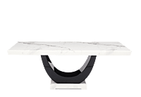 Vikinterio Modern U Shape Six Seater Marble Dining Table Set Vikinterio Modern U Shape Six Seater Marble Dining Table Set