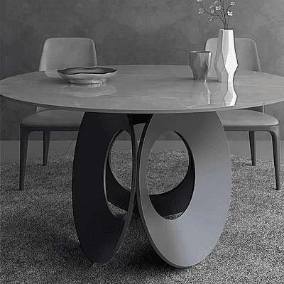 Vikinterio Four Seater ROund DOIning Table with Four Chairs Vikinterio Four Seater ROund DOIning Table with Four Chairs