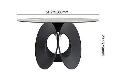 Vikinterio Four Seater ROund DOIning Table with Four Chairs Vikinterio Four Seater ROund DOIning Table with Four Chairs