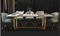 Vintage Six Seater Dining Table Set Vintage Six Seater Dining Table Set