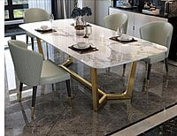 Vintage Six Seater Dining Table Set Vintage Six Seater Dining Table Set