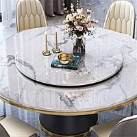 Modern Six Seater Round Dining Table Set