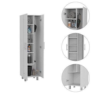 Vikinterio Broom Cabinet Pantry Cabinet Vikinterio Broom Cabinet Pantry Cabinet