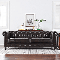 VIKINTERIO Samode Chesterfield Leather Sfa VIKINTERIO Samode Chesterfield Leather Sfa
