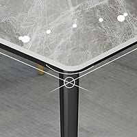Gulmurg Italian Marble Six Seater Dining Table Set Gulmurg Italian Marble Six Seater Dining Table Set