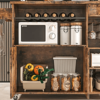 VIKINTERIO Wood Kitchen Island