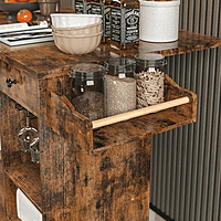 VIKINTERIO Wood Kitchen Island