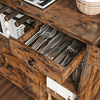 VIKINTERIO Wood Kitchen Island VIKINTERIO Wood Kitchen Island
