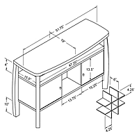 Vikinterio 51'' Sideboard Vikinterio 51'' Sideboard