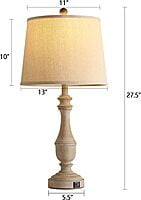 Vikinterio Farmhouse Table Lamps Set of 2 for Living Room Vikinterio Farmhouse Table Lamps Set of 2 for Living Room