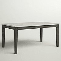Vikinterio Malabar Marble Top Six seater Dining Table Vikinterio Malabar Marble Top Six seater Dining Table