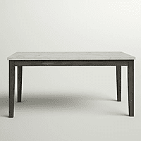 Vikinterio Malabar Marble Top Six seater Dining Table Vikinterio Malabar Marble Top Six seater Dining Table