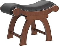 Vikinterio Cushioned Ottoman Stool Vikinterio Cushioned Ottoman Stool