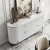 Vikinterio 55.1" Modern Marble Top Buffet & Sideboard Vikinterio 55.1" Modern Marble Top Buffet & Sideboard