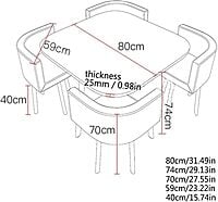 Modern Square Sape Saving Dining Table And Chair Set Dining Table and Chair For Dining Room Modern Square Sape Saving Dining Table And Chair Set Dining Table and Chair For Dining Room