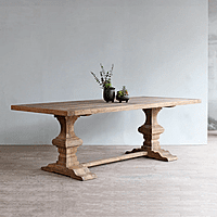 Vikinterio SEVILLEN Antique Six Seater Dining Table Vikinterio SEVILLEN Antique Six Seater Dining Table