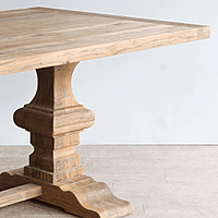 Vikinterio SEVILLEN Antique Six Seater Dining Table Vikinterio SEVILLEN Antique Six Seater Dining Table