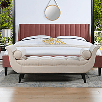 Vikinterio Venice Upholstered Bench Vikinterio Venice Upholstered Bench