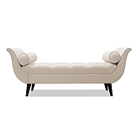 Vikinterio Venice Upholstered Bench Vikinterio Venice Upholstered Bench