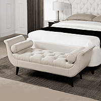 Vikinterio Venice Upholstered Bench Vikinterio Venice Upholstered Bench